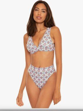 Becca Marrakesh Elliana Triangle Bikini Top Size Large NWT